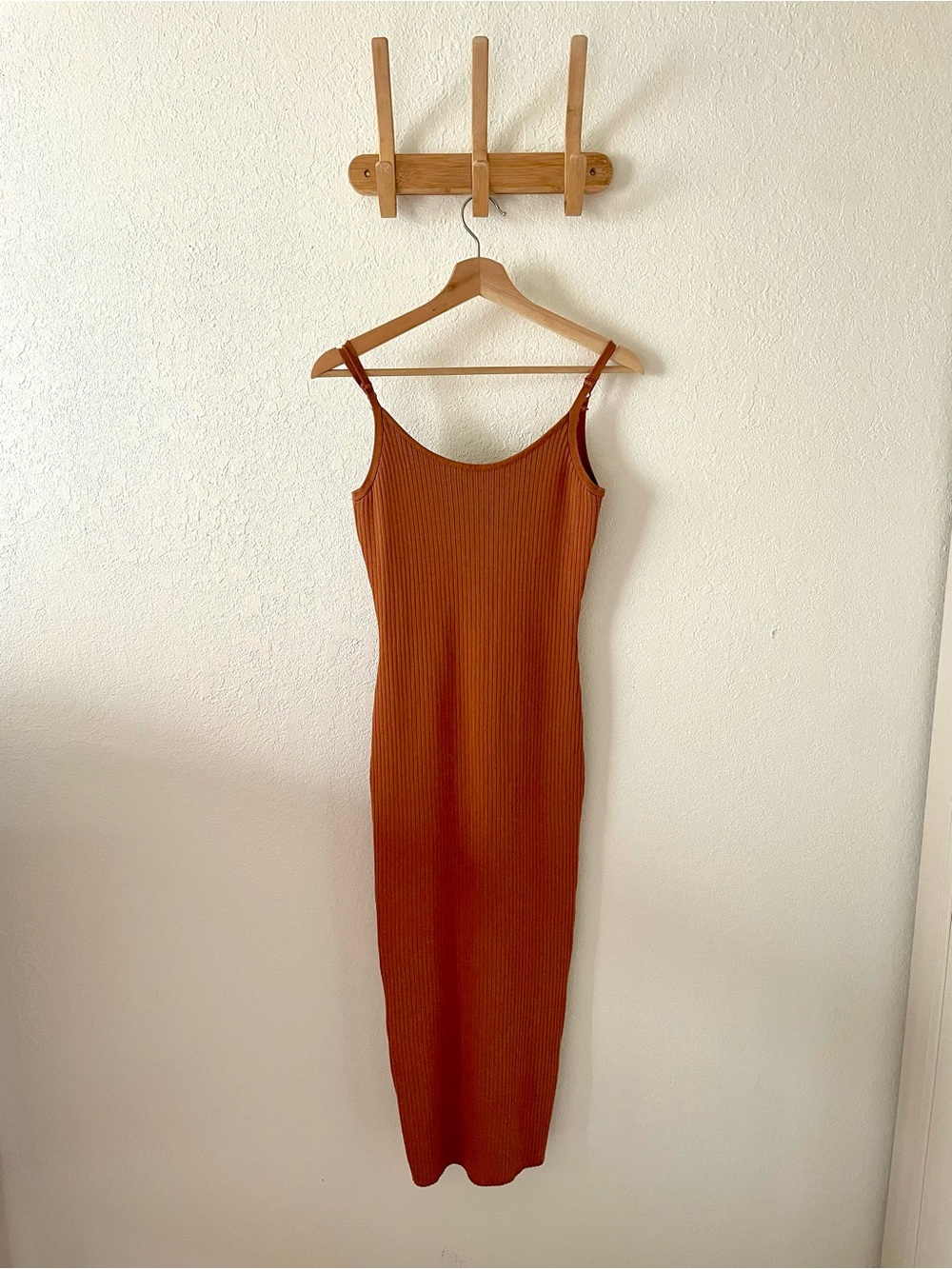 Fashion Nova Women’s Ribbed Bodycon Summer Sleeveless Tank Top Midi Dress